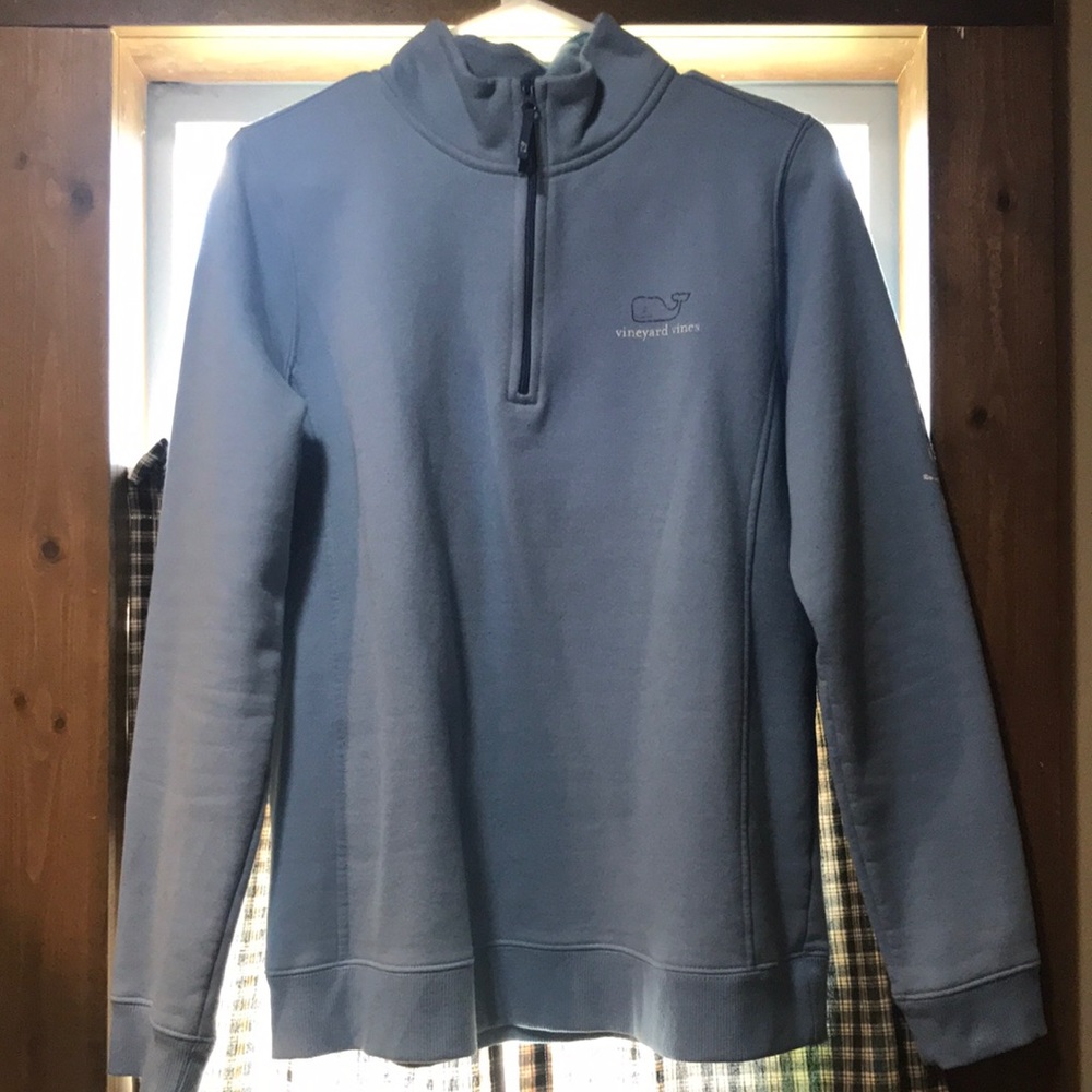 Vineyard Vine Women’s Blue Quarter Zip Jacket